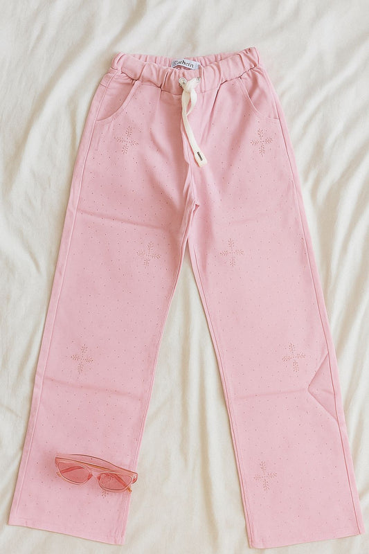 PINK WOMEN JEANS