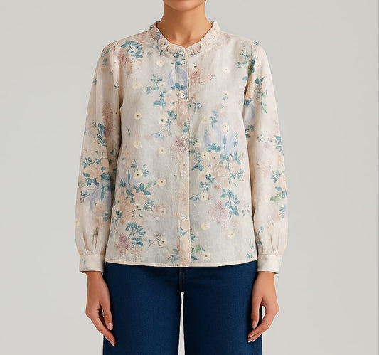 WOMEN  FLORAL TOP