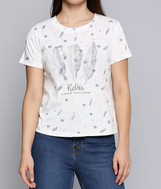 WOMEN WHITE T-SHIRT